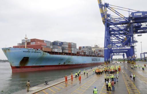 Container shipping Mombasa port